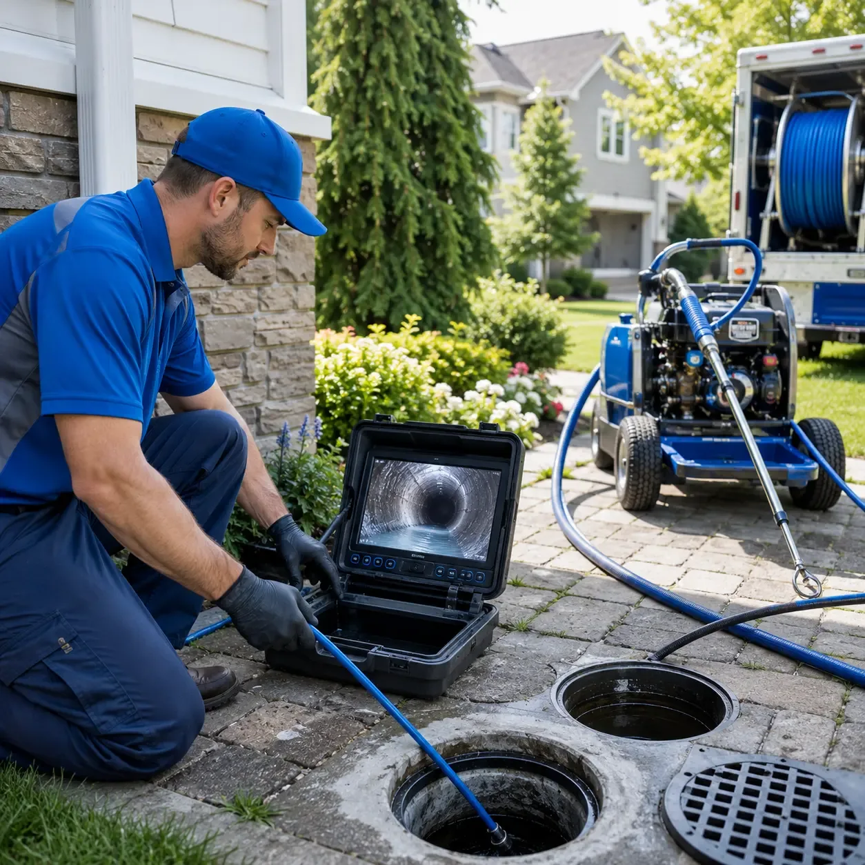 Outdoor drain cleaning professionals serving Boligee, AL